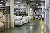 Inside of a factory