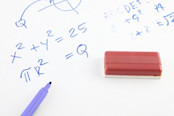 Equations with pen and eraser