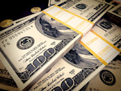 Stacks of American currency