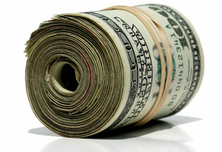 Roll of money picture