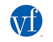 vf corp logo in blue and white