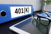 401(K) stock image