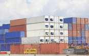 Cargo in shipyard