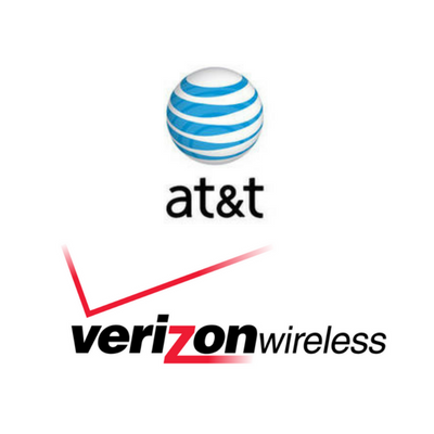 AT&T image in blue