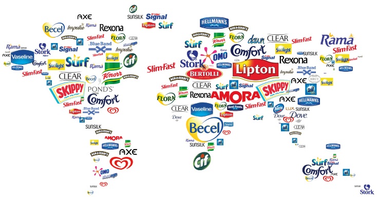 Logos of Unilever Global Brands