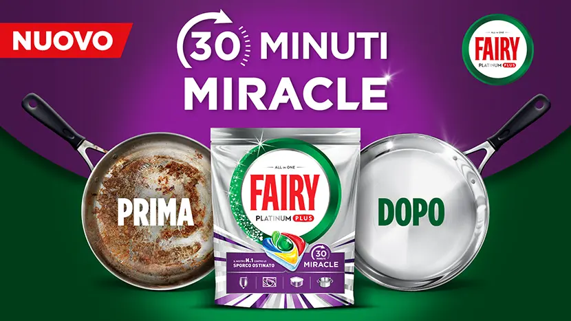 Detersivo per lavastoviglie Fairy 30 Minutes Miracle