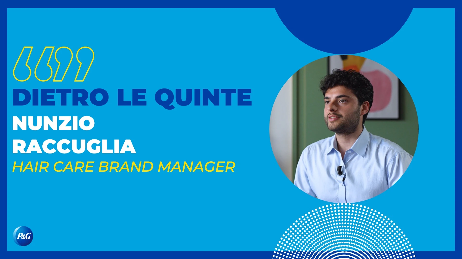 Nunzio Raccuglia, Hair Care Brand Manager