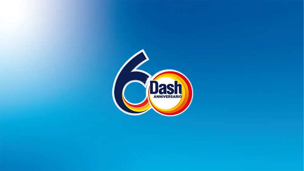 logo dash 60 anni. Buon compleanno dash