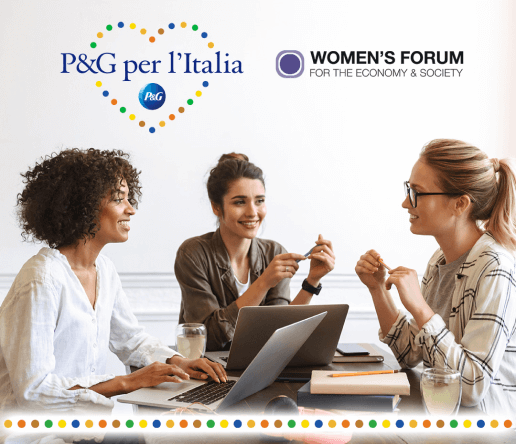 La collaborazione tra P&G Per l'Italia e Women's Forum for economic society