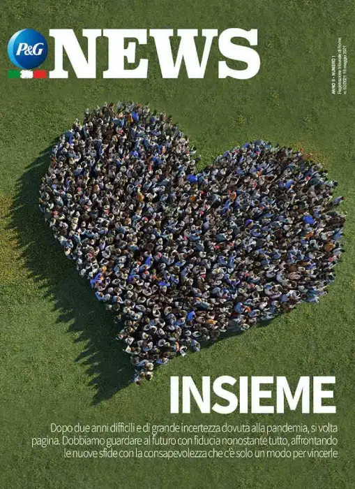Copertina Magazine Anno 2 numero 1. Titolo "Insieme".