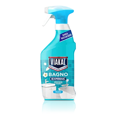 Il nuovo Viakal Express bagno, anticalcare senza risciacquo al profumo di fiore di primavera