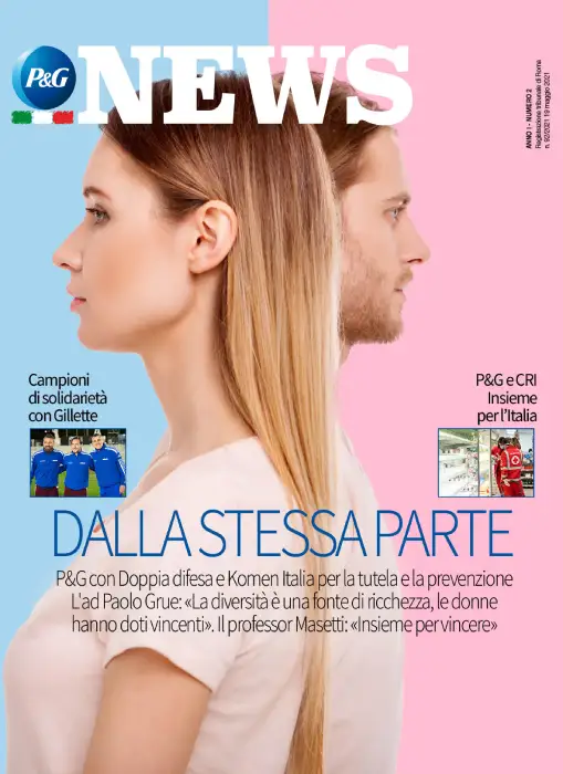 Copertina Magazine Anno 1 numero 2. Titolo "Dalla stessa parte".