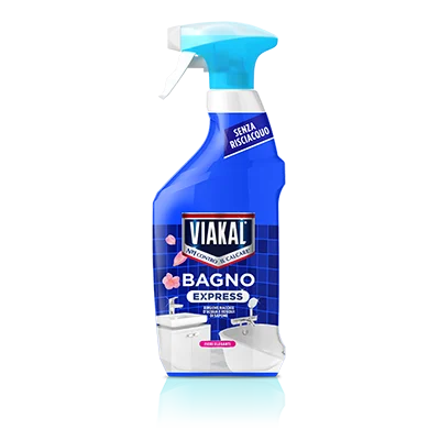 Il nuovo Viakal Express bagno, anticalcare senza risciacquo al profumo di fiori eleganti