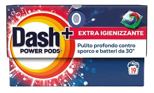 Dash Power Pods con azione extra igenizzante