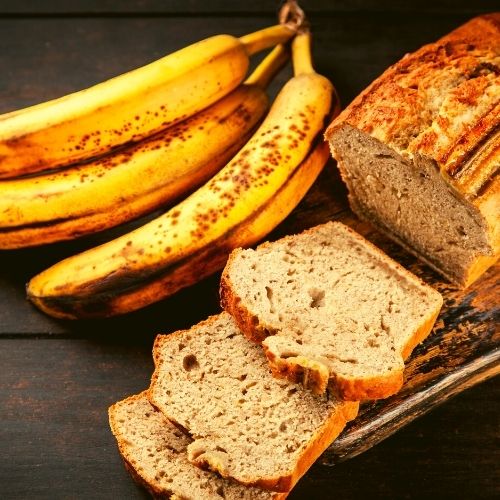 Dojrzały banan jest idealny na chlebek