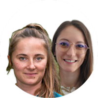Fiona Hauke und Clarisse Murphy
