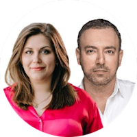 Svenja Hahn und Sergey Lagodinsky