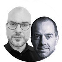 Dr. Andreas Klar und Henrik Sehnert
