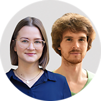 Marie Wettingfeld (FÖS) und Sönke Nissen (DUH)