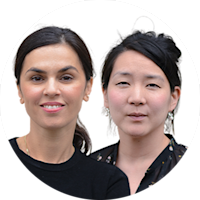 Şebnem Andresen und Mirine Choi