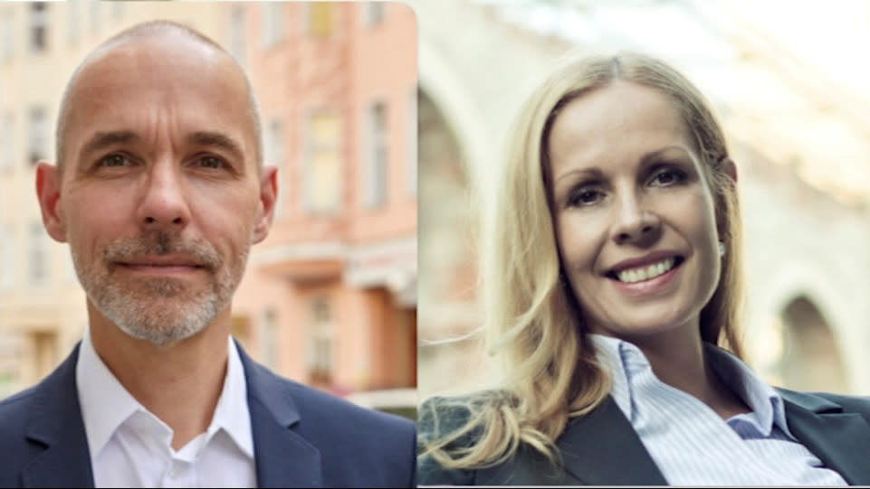 Finanzvorstand Jörg Rhode und Geschäftsführerin Susanne Bregy, Bundesverband Impact Investing