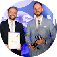 Dominik Grieb und Frederik Boxberg, Dominik Grieb und Frederik Boxberg sind die Träger des Sana Wissenschaftspreises