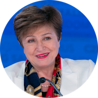 Kristalina Georgiewa, Geschäftsführende Direktorin des Internationalen Währungsfonds (IWF)
