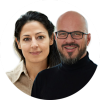 Saadia Ahmad und Prof. Jürgen Peterseim