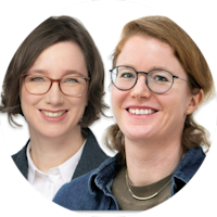 Yvonne Zwick und Verena Menne