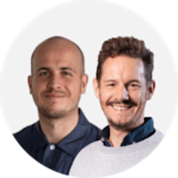 Merlin Lauenburg und Bastian Gierull