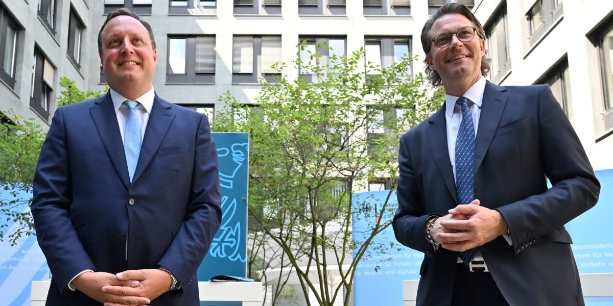 Markus Haas (li), Andreas Scheuer (re)