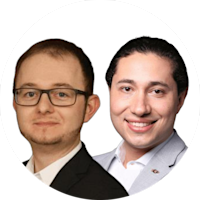 Michael Niewöhner und Daniel Querzola