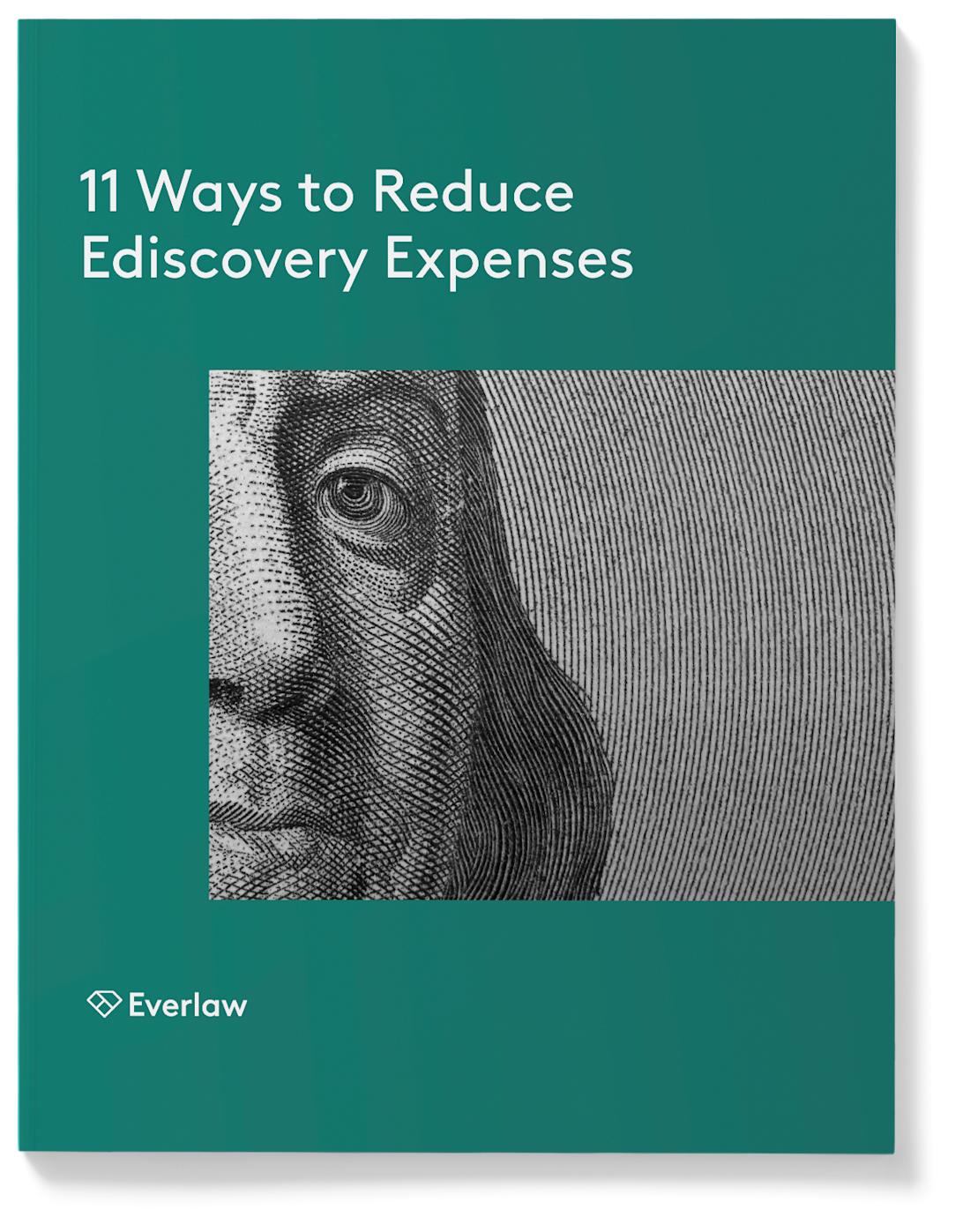 11-Ways-to-Reduce-Ediscovery-Expenses cover