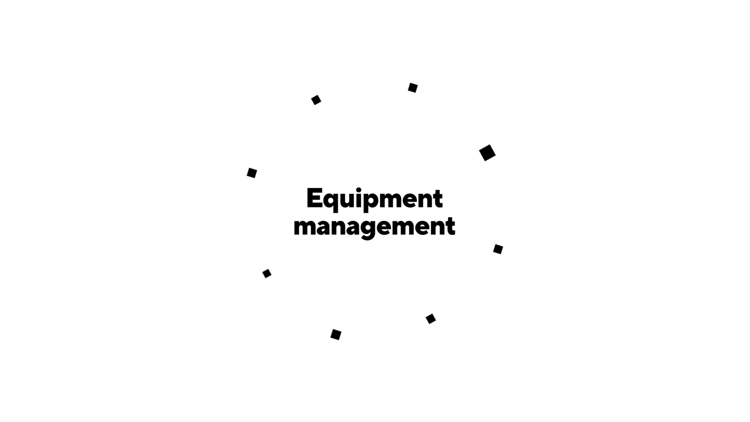 Best practices of equipment management illustration