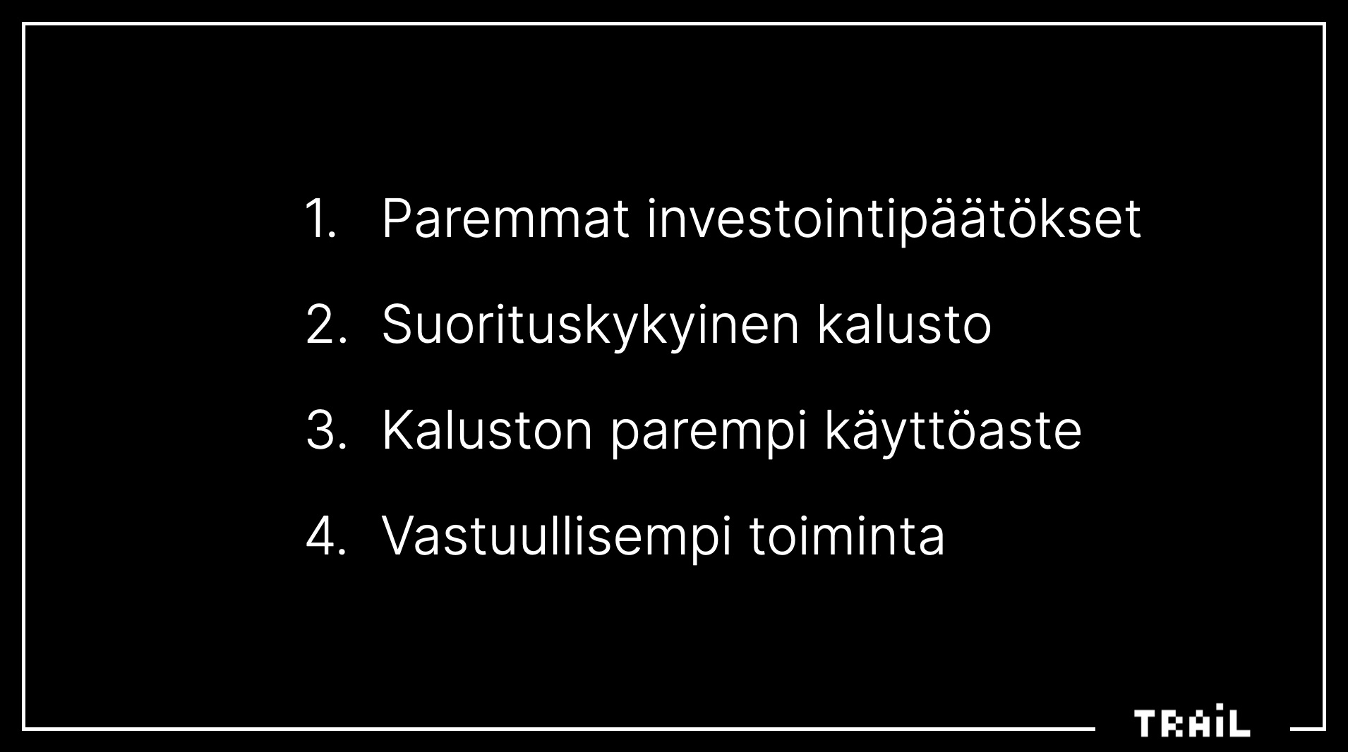 4 reasons