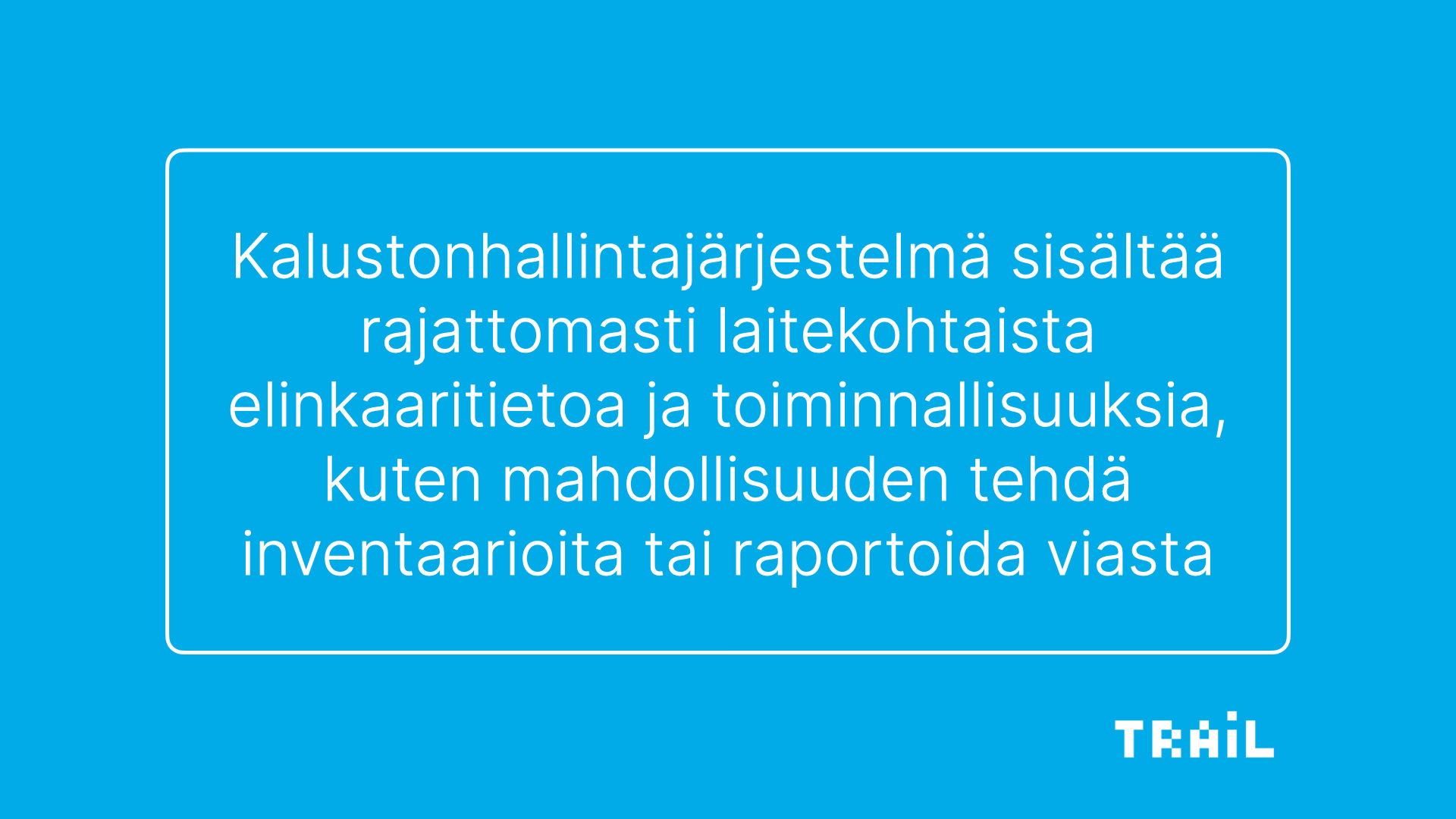 Tarpeen määrittäminen on tärkeintä tunnistemerkintää valittaessa