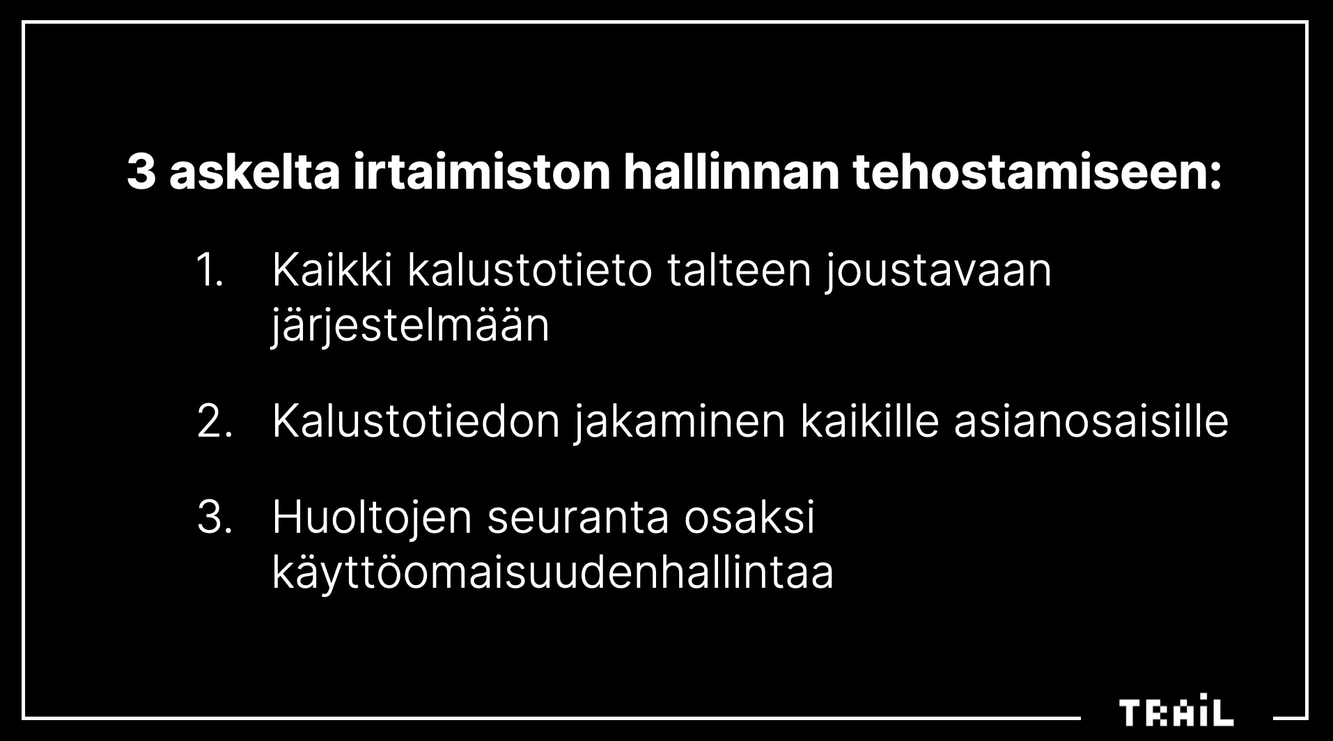 Kolme askelta