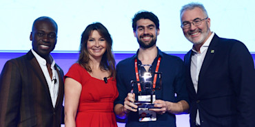 Best Overall Mobile Consumer Innovation Marvin Rottenberg accepts the award for Ada