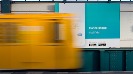 One of Ada’s new #tellAda outdoor ads. One of Ada’s new #tellAda outdoor ads.