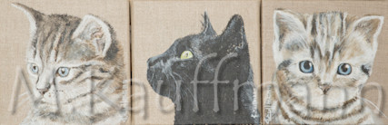 Peinture acrylique sur châssis lin naturel