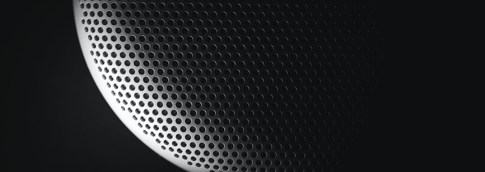 Up close image of a spherical object denoting digital style