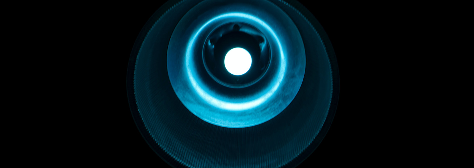 Illuminated neon tunnel