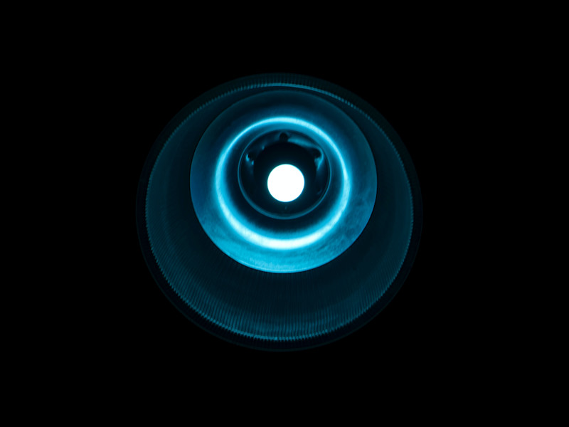 Illuminated neon tunnel