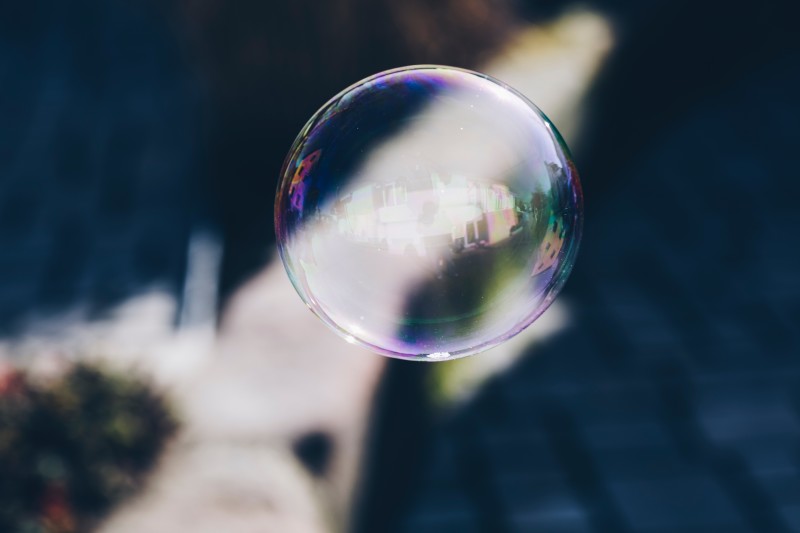 Image of a close up of a bubble
