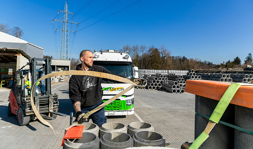Service auf der Baustelle