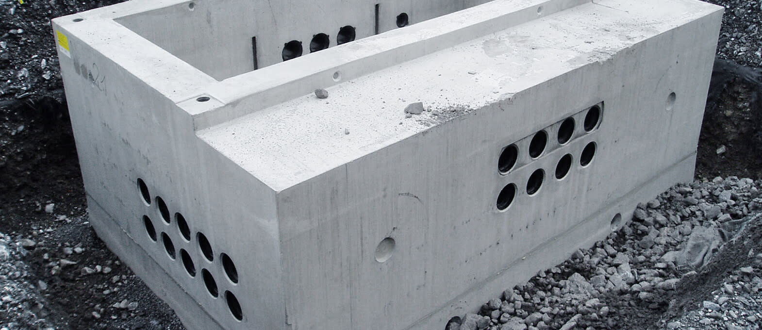 Leitungsbau Kabelschacht für den Leitungsbau.
