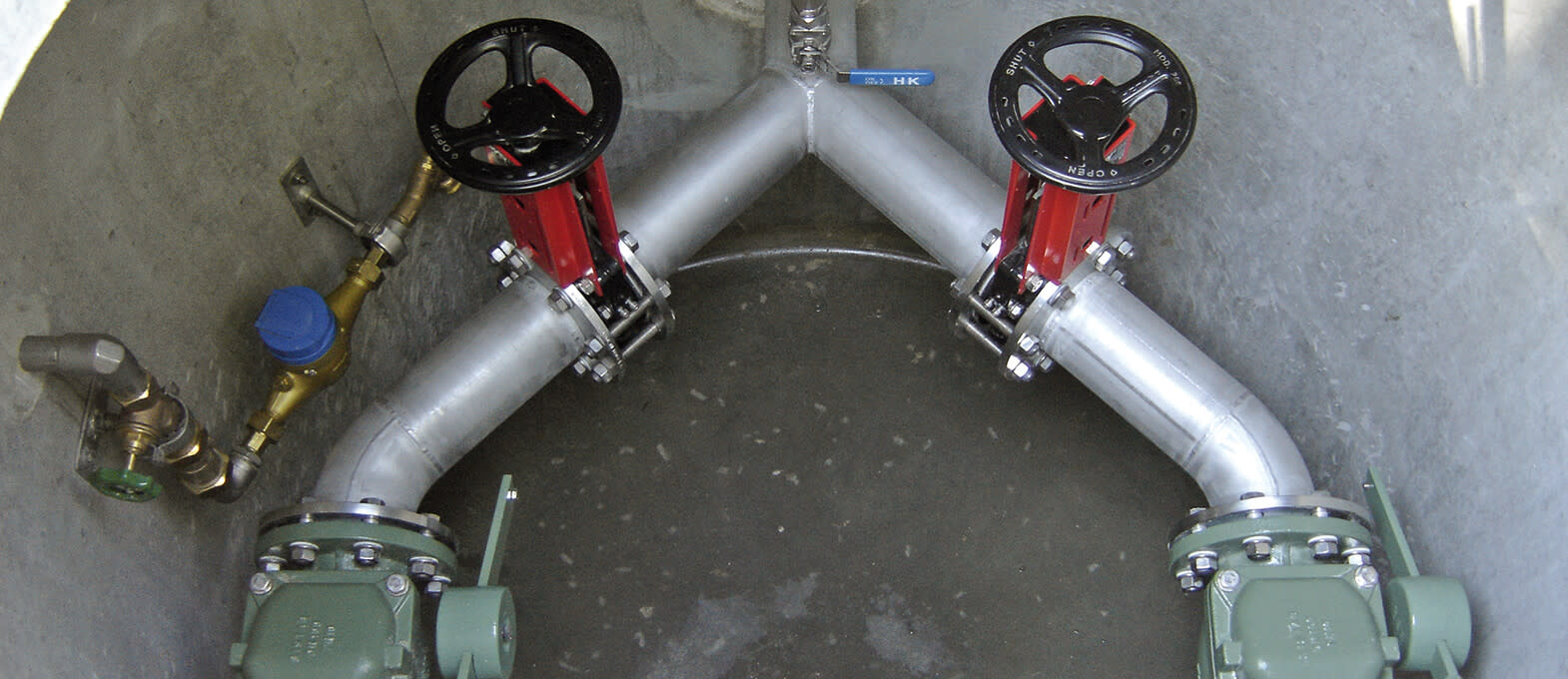 Förder-Speichersysteme Förderspeichersystem nach Einbau.