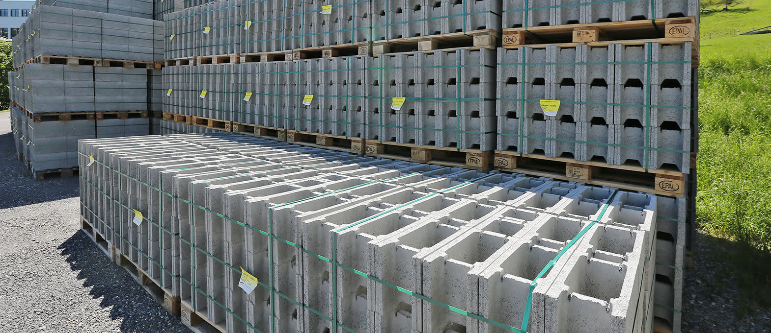 Filterplatten Filterplatten bereit zur Auslieferung.
