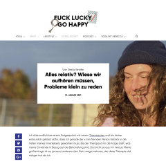 Fuck Lucky Go Happy ist ein Lifestyle-Blog für Yoga und Spiritualität.