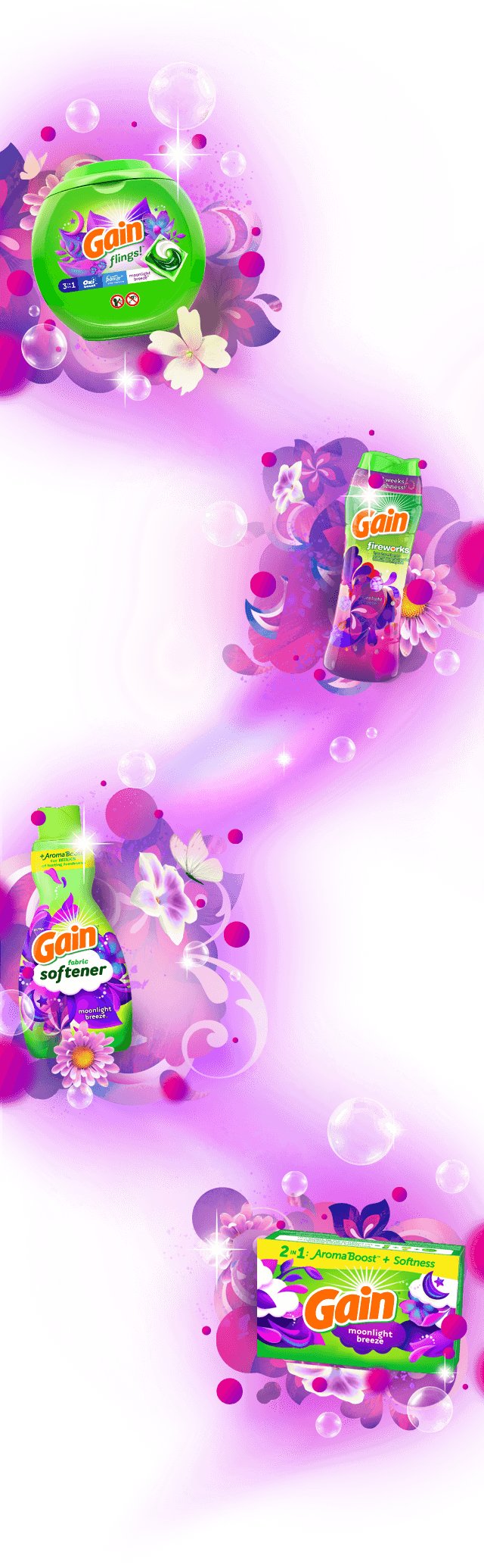 Familia Gain para aroma Moonlight Breeze